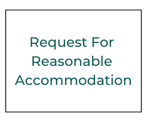 Request For Reasonable Accommodations